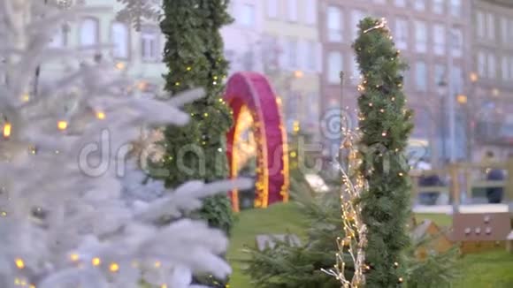时尚的圣诞装饰视频的预览图