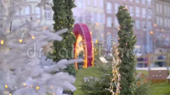 时尚的圣诞装饰视频的预览图