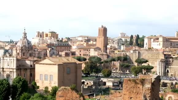 从阿文蒂诺看罗马论坛这是罗马最美丽的地方视频的预览图