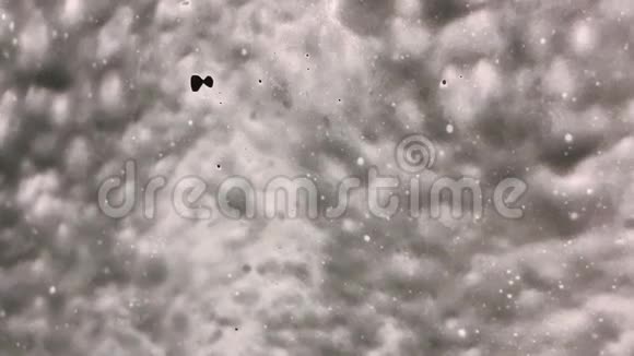 在洗车场泡沫从玻璃上流下来视频的预览图