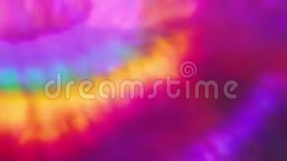 梦幻的现代背景霓虹灯全息发光箔酸性的时髦颜色视频的预览图