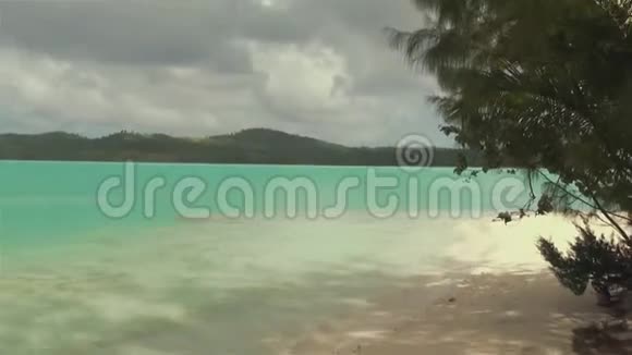 库克群岛玻里尼西亚南太平洋全景拍摄视频的预览图