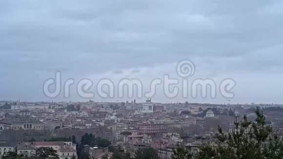 罗马意大利5月31日2018年罗马全景时间推移视频的预览图