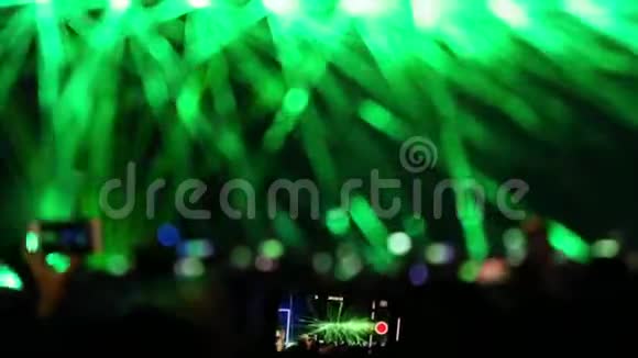 激光表演现场音乐节音乐会视频的预览图
