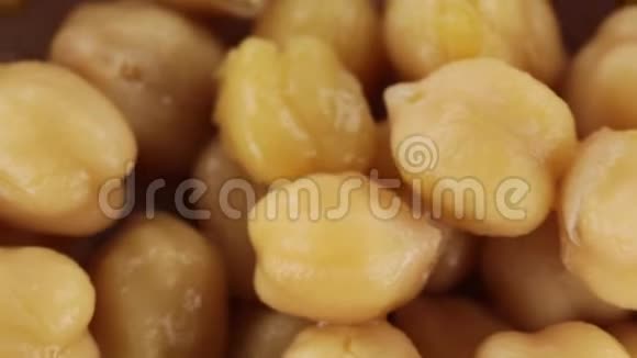 煮熟的鹰嘴豆视频的预览图