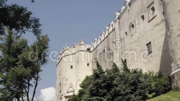 中世纪的山上城堡视频的预览图