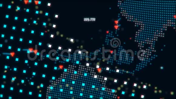 数字数据地球一个围绕地球传输连通性复杂性的科学技术数据网络视频的预览图