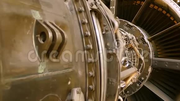喷气发动机的内部机械视频的预览图