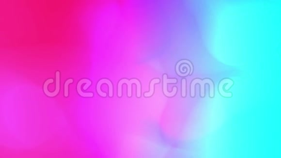 液色有机动画粉红色和浅蓝色的波动视频的预览图