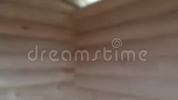 内部部分结构为木屋细节为正在施工的木质结构房屋制作视频的预览图