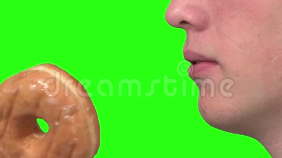 有光泽的甜甜圈视频的预览图