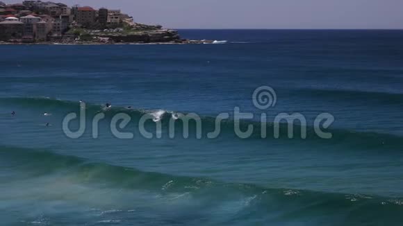 邦迪海滩的冲浪运动员视频的预览图