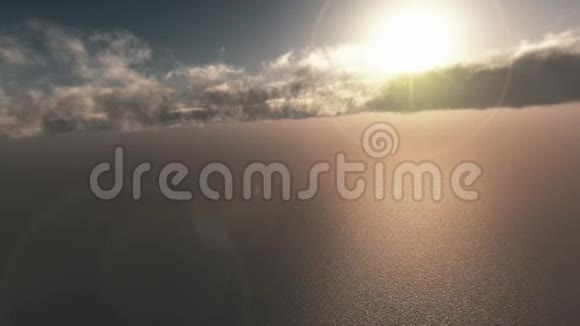 海洋飞翔的日落视频的预览图