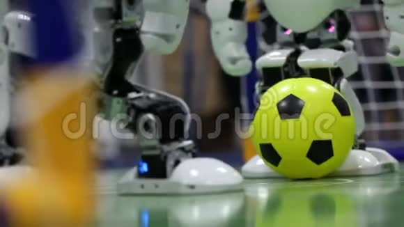 关闭智能仿人机器人脚踢足球视频的预览图