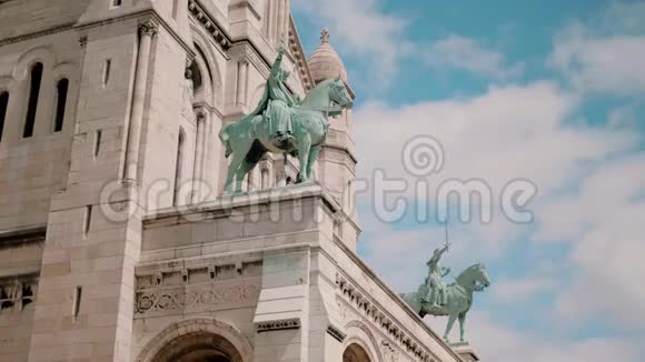 巴黎著名的圣心教堂视频的预览图