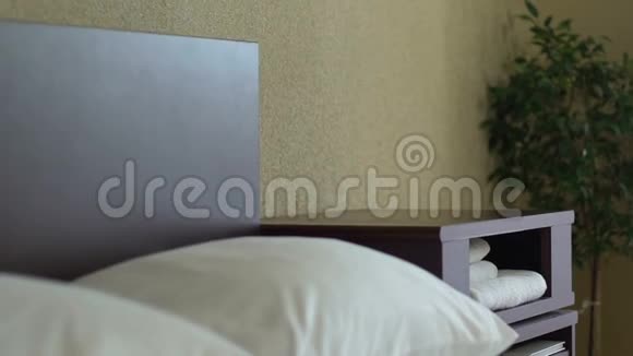 早上在五星级酒店提供女佣吸尘房为客户提供一流服务视频的预览图
