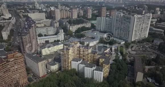 乌克兰基辅Pechersk区空中景观4k4096x2160视频的预览图