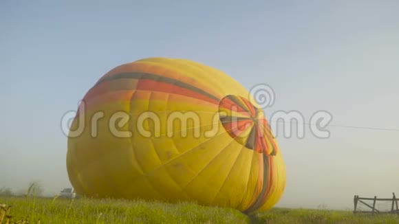 在气球节4K充气热气球视频的预览图