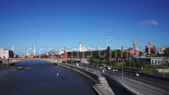 向克里姆林宫的视野城市中心俄罗斯视频的预览图