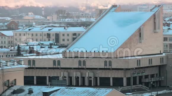 位于市中心的卡赞国家鞑靼剧院视频的预览图