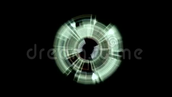 接口数据装载机光色发光圆形与涟漪效应阿尔法频道视频的预览图