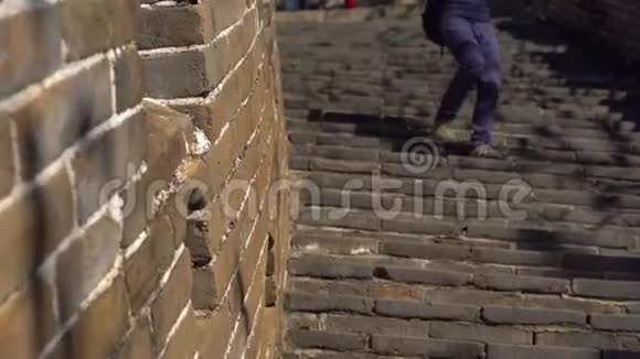 中国长城砖的一张一张的照片视频的预览图
