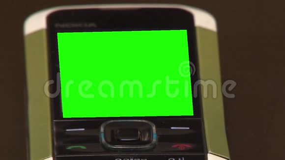 旧手机绿色屏幕视频的预览图