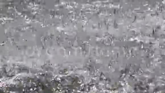 地面雨水滴视频的预览图