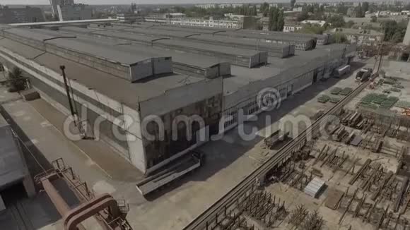 无人驾驶会馆大型植物工程工业版图俯视图视频的预览图