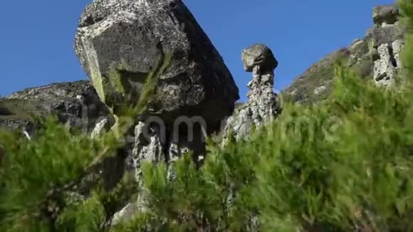 石菇景观观罕见的自然景观视频的预览图