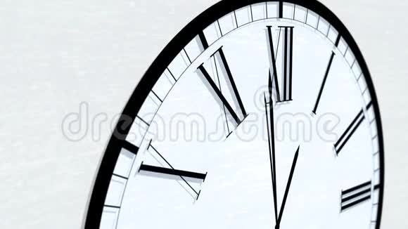 动画时钟时间转换小时系列一点钟视频的预览图
