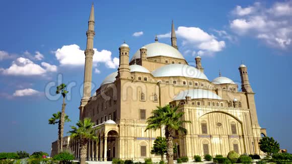 穆罕默德阿里清真寺位于埃及首都开罗视频的预览图