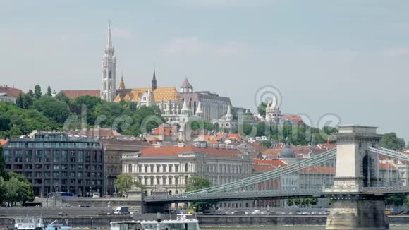 布达佩斯夏季渔人堡垒来自Pest视频的预览图