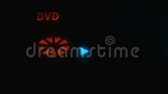 显示器显示符号播放停止符号磁盘dvd视频的预览图