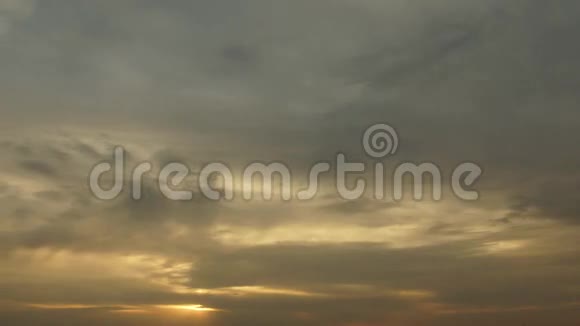 日落天空之云视频的预览图