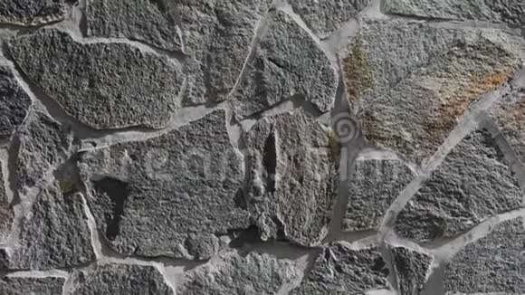 花岗石外墙在阳光下纹理视频的预览图