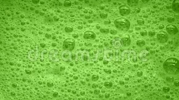 绿色泡沫与气泡弹出视频的预览图