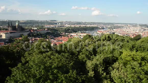 布拉格夏季全景布拉格捷克全景视频的预览图