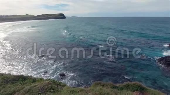博尔德海滩列诺克斯头景观澳大利亚新南威尔士州海滨度假目的地视频的预览图