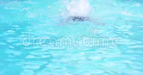 帅哥游泳蝶泳视频的预览图