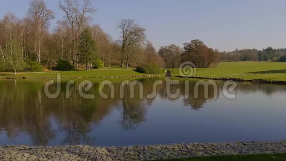 英国利兹城堡美丽花园肯特英国2019年2月20日视频的预览图