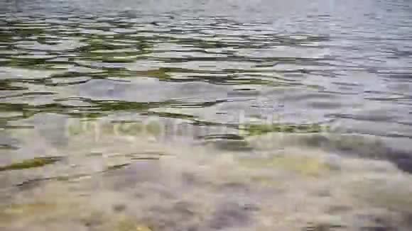 亚得里亚海表面和岩石视频的预览图