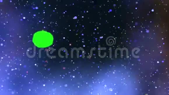冬季天空背景绿色屏幕可用于文本和视频输入视频的预览图