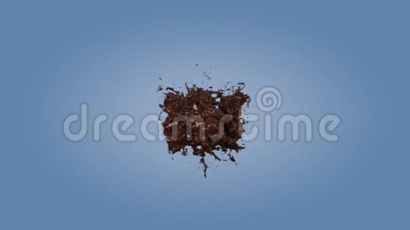 巧克力飞溅视频的预览图