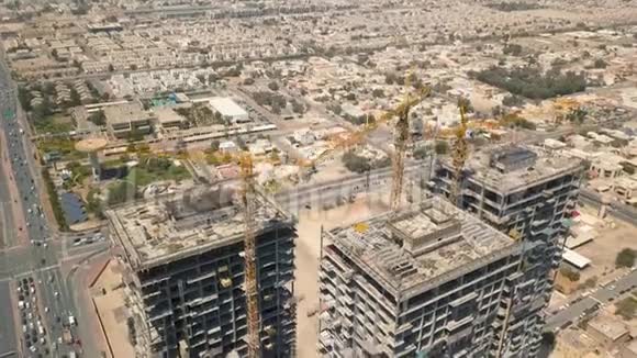 迪拜正在建造摩天大楼视频的预览图