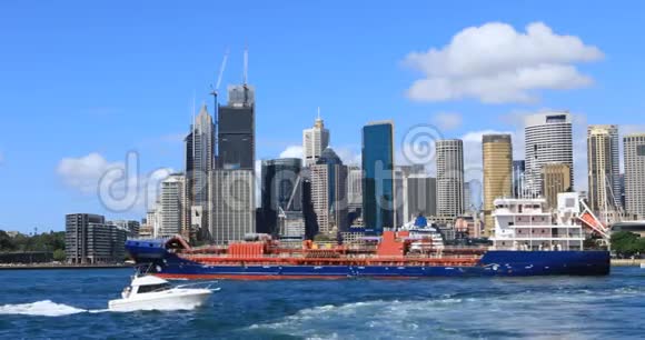 澳大利亚悉尼市中心前台船4K视频的预览图
