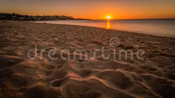 澳大利亚菲利普港弗兰克斯顿海滩日落放大视频的预览图