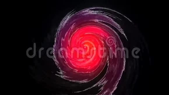 空间发光的螺旋径向形状计算机生成背景三维渲染背景视频的预览图