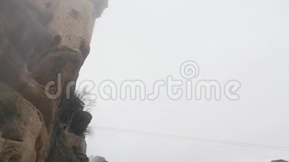 希腊Meteora山大流星修道院视频的预览图