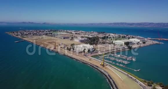 宝岛旧金山海湾地区4k无人机空中视野视频的预览图
